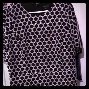 Ann Taylor Black and White dress